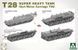 1/35 Комплект важких танків T28 і M28A1/A2 + посібник "T28 Modelling Guide" Bonus Free (Takom 2209w), збірні моделі
