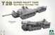 1/35 Комплект важких танків T28 і M28A1/A2 + посібник "T28 Modelling Guide" Bonus Free (Takom 2209w), збірні моделі