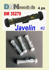 1/35 ПТРК Javelin, 4 штуки, смоляные 3D печать (DANmodels DM 35279)