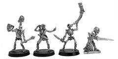 Mirliton Miniatures - Миниатюра 25-28 mm Fantasy - Skeleton Warriors Command 2 - MRLT-UD048