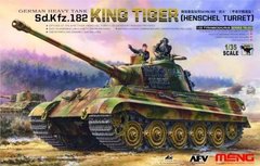 1/35 Sd.Kfz.182 King Tiger с башней Henschel + фигурки (Meng Model TS-031) сборная модель