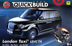 Автомобиль London Taxi LEVC TX, LEGO-серия Quick Build (Airfix J6051), простая сборная модель для детей