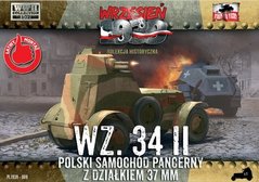 1/72 Wz.34/II польский бронеавтомобиль + журнал (First To Fight 009) сборка без клея