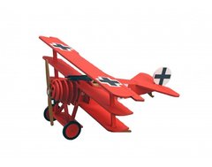 Fokker Dr.I Red Baron, серія Junior з фарбами та клеєм (Artesania Latina 30528), збірна дерев'яна модель