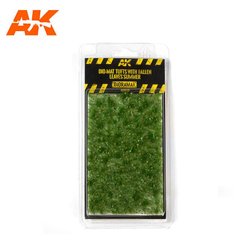 Рулон зеленої трави з опалим листям (AK Interactive AK-8139 Dio-mat tufts with fallen leaves, summer green)