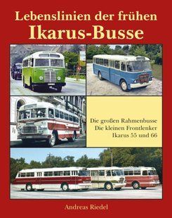 Книга "Lebenslinien der fruhen Ikarus-Busse"&nbsp;Andreas Riedel (німецькою мовою)