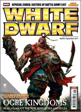 Журнал "White Dwarf" 9/2011 September WD381. Журнал від Games Workshop про Warhammer (англійською мовою)