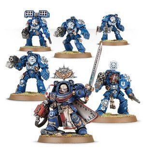 Space Marine Terminator Command (Космодесант: командный отряд терминаторов), 6 фигур