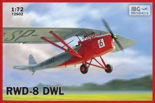 1/72 RWD-8 DWL польский учебно-тренировочный самолет (IBG Models 72502) сборная модель