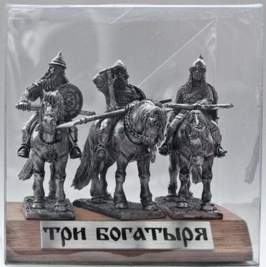 Набор миниатюр сувенирный "Три Богатыря", металл, 35 мм, ЯЛ (Украина)
