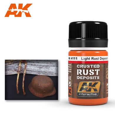 Набор для везеринга "Накопления ржавчины", 3 баночки по 35 мл, эмаль (AK Interactive 4110 Crusted Rust Deposits Weathering Set)