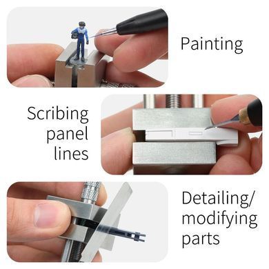 Прицезійні міні-лещата DSPIAE AT-MV Precision Mini Tool Vise Desktop Clamp, металеві