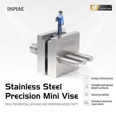 Прицезійні міні-лещата DSPIAE AT-MV Precision Mini Tool Vise Desktop Clamp, металеві