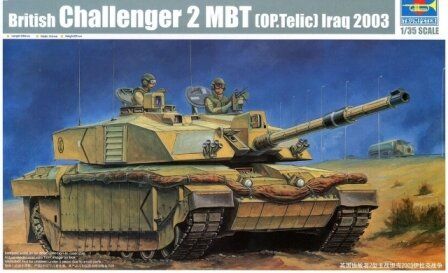 1/35 Challenger II английский танк, Ирак 2003 года (Trumpeter 00323) сборная модель