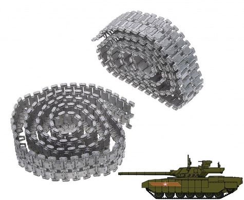 1/35 Траки збірні для танка Т-14 Армата, метал (Sector 35 ST-3565)