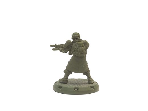 30mm The "Recon Boy", Recon Rangers Squad, мініатюра DUST Tactics, пластикова нефарбована