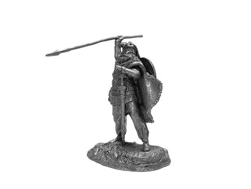 54мм Кухулін - герой ірландського епосу, колекційна олов'яна мініатюра