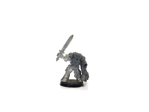 Wolf Guard (конверсія), мініатюра Warhammer 40k (Games Workshop), зібрана металева нефарбована