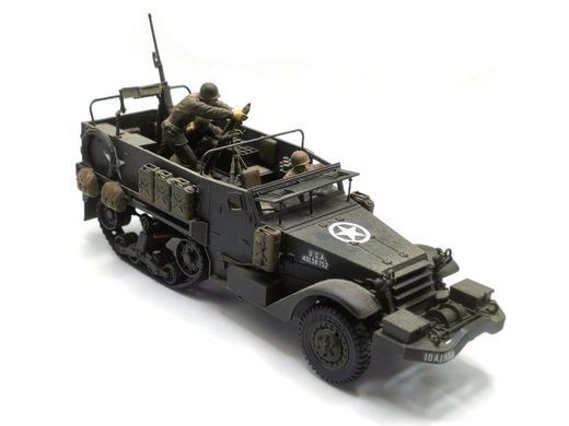 1/35 Бронетранспортер M3 з мінометом та фігурами, готова модель авторської роботи