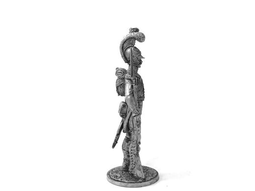 54 мм Рядовой роты гвардейских инженеров, Франция 1809-15 годов (EK Castings Nap-78), коллекционная оловянная миниатюра