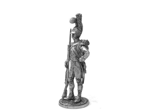54 мм Рядовий роти гвардійських інженерів, Франція 1809-15 року (EK Castings Nap-78), колекційна олов'яна мініатюра
