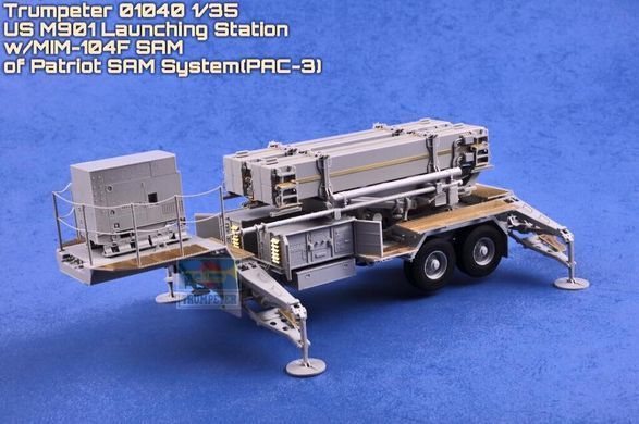 1/35 Пусковая установка M901 комплекса MIM-104F Patriot SAM System PAC-3 (Trumpeter 01040)