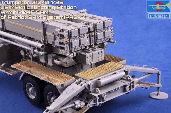 1/35 Пусковая установка M901 комплекса MIM-104F Patriot SAM System PAC-3 (Trumpeter 01040)