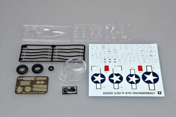 1/32 Republic P-47N Thunderbolt американський винищувач (Trumpeter 02265), збірна модель