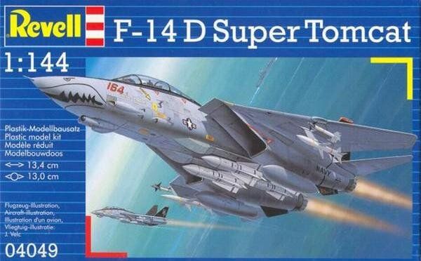 1/144 Самолет F-14D Super Tomcat (Revell 04049), сборная модель