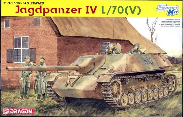 1/35 Jagdpanzer IV L/70 (V) німецька САУ, серія Smart Kit (Dragon 6397), збірна модель
