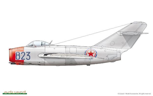 1/72 МиГ-15 советский истребитель, серия ProfiPACK (Eduard 7057) сборная модель