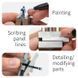 Прицезійні міні-лещата DSPIAE AT-MV Precision Mini Tool Vise Desktop Clamp, металеві