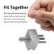 Прицезійні міні-лещата DSPIAE AT-MV Precision Mini Tool Vise Desktop Clamp, металеві