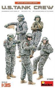 1/35 Современные американский танкисты, 5 фигур, сборные пластиковые (MiniArt 37005)