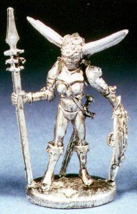 RAFM Miniatures - 28-30 mm Evil Female Fighter - RAF3936