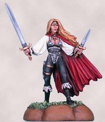 Cadwell - GlenRaven - Female Rogue with Sword and Dagger - Dark Sword DKSW-DSM3103