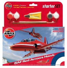 1/72 BAe Hawk "Red Arrows" + клей + кисточка + краска (Airfix 55202) сборная модель