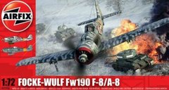 1/72 Focke-Wulf FW-190A-8/F-8 германский истребитель-бомбардировщик (Airfix 02066) сборная модель