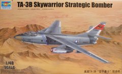 1/48 TA-3B Skywarrior американский стратегический бомбардировщик (Trumpeter 02870) сборная модель