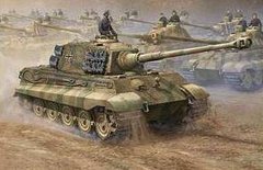 1/16 Pz.Kpfw.VI Ausf.B King Tiger с башней Henschel/Porsche (2-в-1) (интерьерная модель) (Trumpeter 00910)