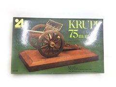 1/32 Krupp 75mm, сборная модель пушки из металла и дерева (Artesania Latina)