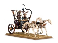 Tomb Kings Skeleton Chariot, мініатюри Warhammer, збірні пластикові (Games Workshop), без коробки