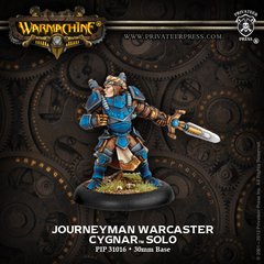 Journeyman Warcaster, миниатюра Cygnar Warmachine (Privateer Press PIP-31016), сборная металлическая неокрашенная