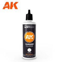 Лак глянцевый акриловый, серия 3rd Generation Acrylics, 100 мл (AK Interactive AK11239 Varnish Gloss)