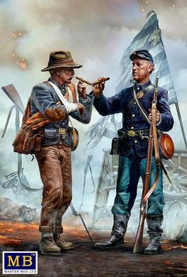 1/35 Кінець війни - армія Конфедерації здається військам Федерації. Аппоматтокс, штат Вірджинія, 9 квітня 1865 року (Master Box 35198) збірні пластикові фігури