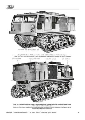 Монография "US WWII M4, M5 and M6 high speed tractors" Michael Franz (Tankograd technical manual series #6002)