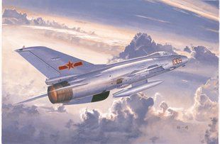 1/48 Chengdu J-7B китайский истребитель (Trumpeter 02860), сборная модель