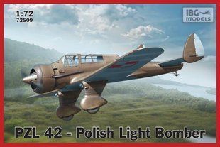 1/72 PZL.42 польський легкий бомбардувальник (IBG Models 72509) збірна модель