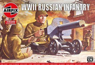 1/76 Радянська піхота Другої світової, 41 фігура, серія Vintage Classics (Airfix 00717v), пластик