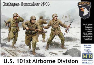 1/35 101-а повітряно-десантна дивізія США, Бастонь, грудень 1944 року, 4 фігури (Master Box 35253), збірні пластикові